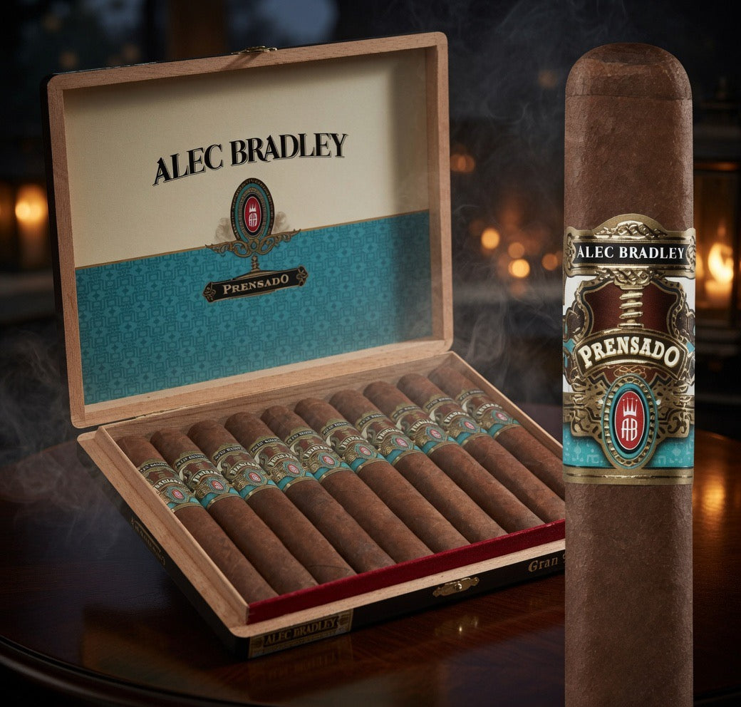 pic of alex bradley prensado cigar