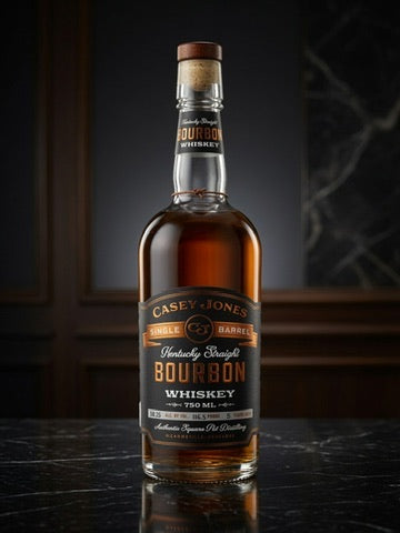 casey jones single barrel whiskey bottle