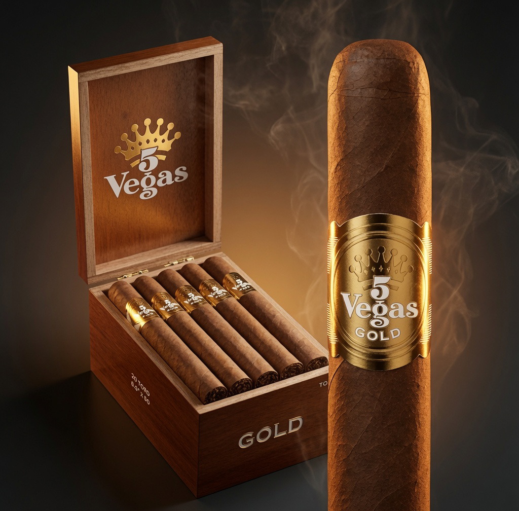 5 Vegas Gold Cigar Review | Whiskey Gambler