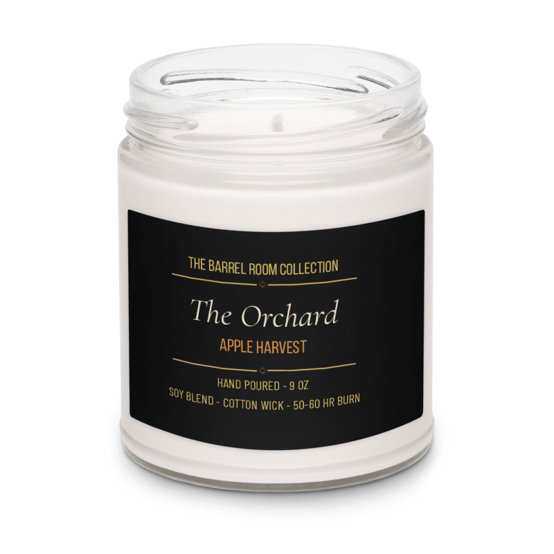 Apple Harvest Candle | The Orchard | 9 oz Hand Poured Soy | The Barrel Room Collection