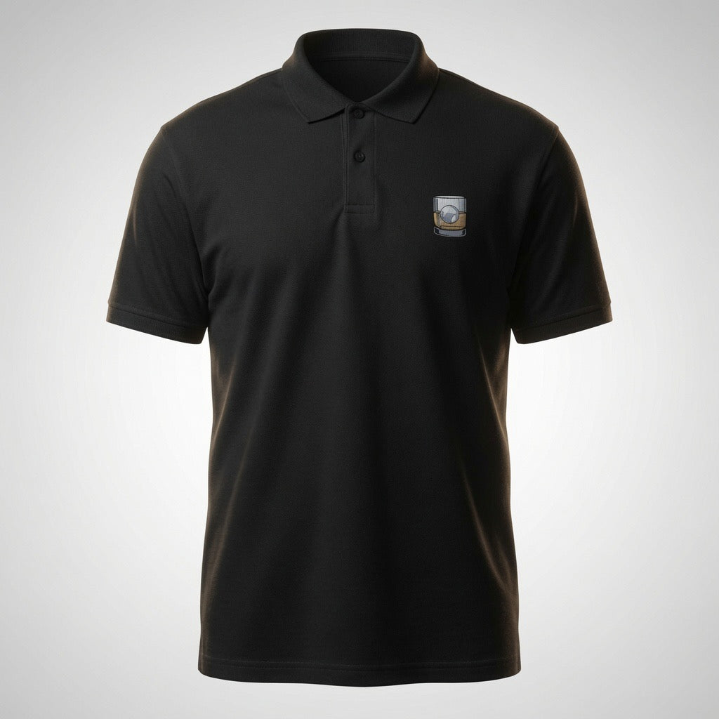 On The Rocks Unisex Polo | Whiskey Gambler