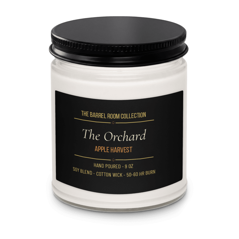 Apple Harvest Candle | The Orchard | 9 oz Hand Poured Soy | The Barrel Room Collection