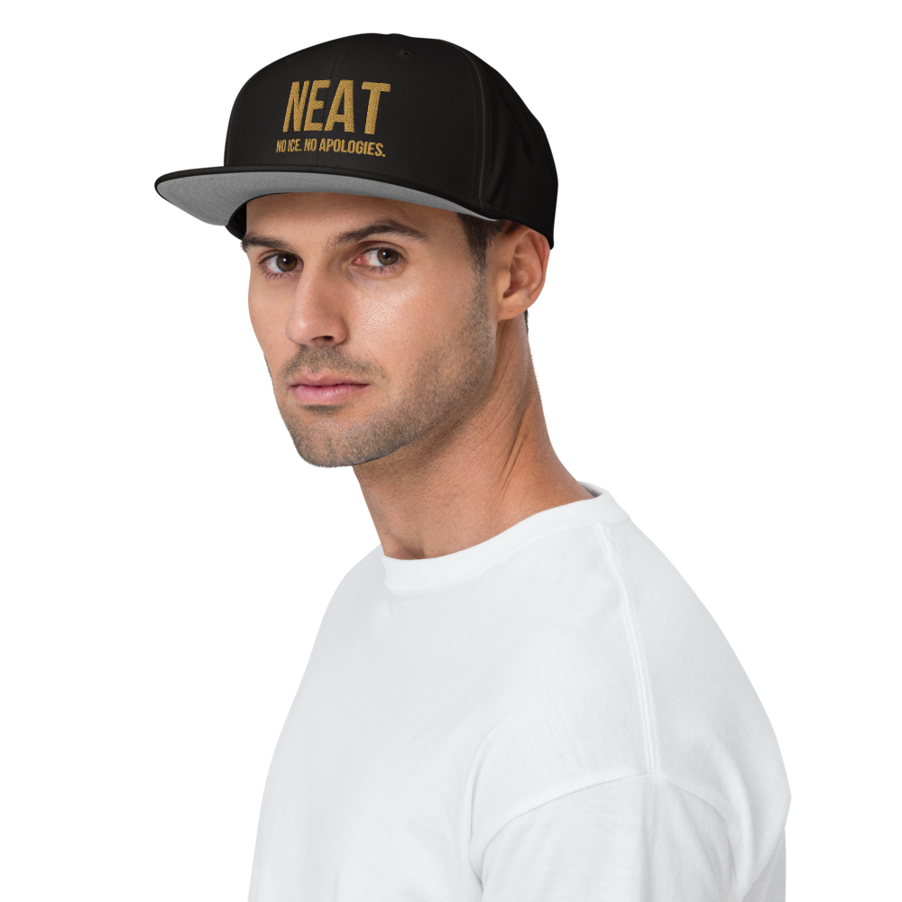 Neat. Embroidered Snapback Hat